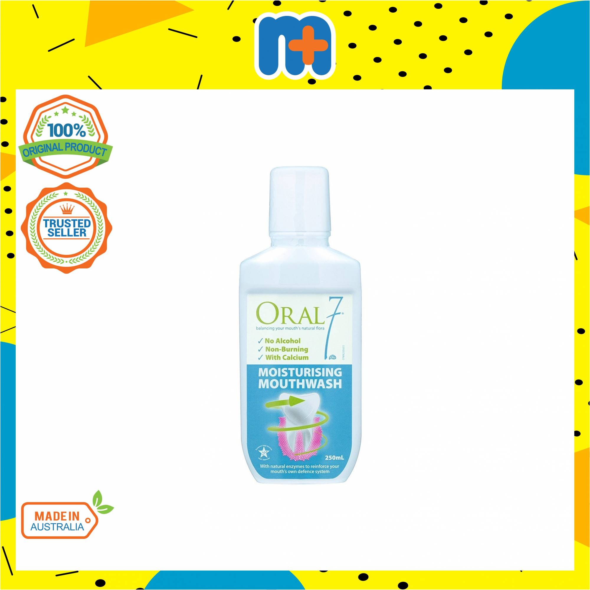[MPLUS] Oral 7 Moisturising Mouthwash 250Ml